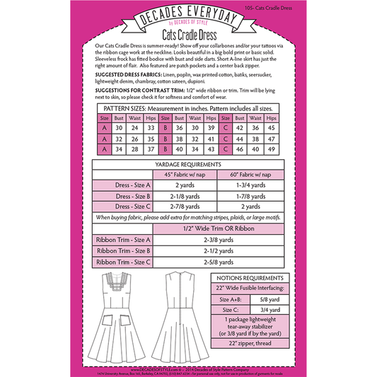 Decades of Style - Cats Cradle Dress