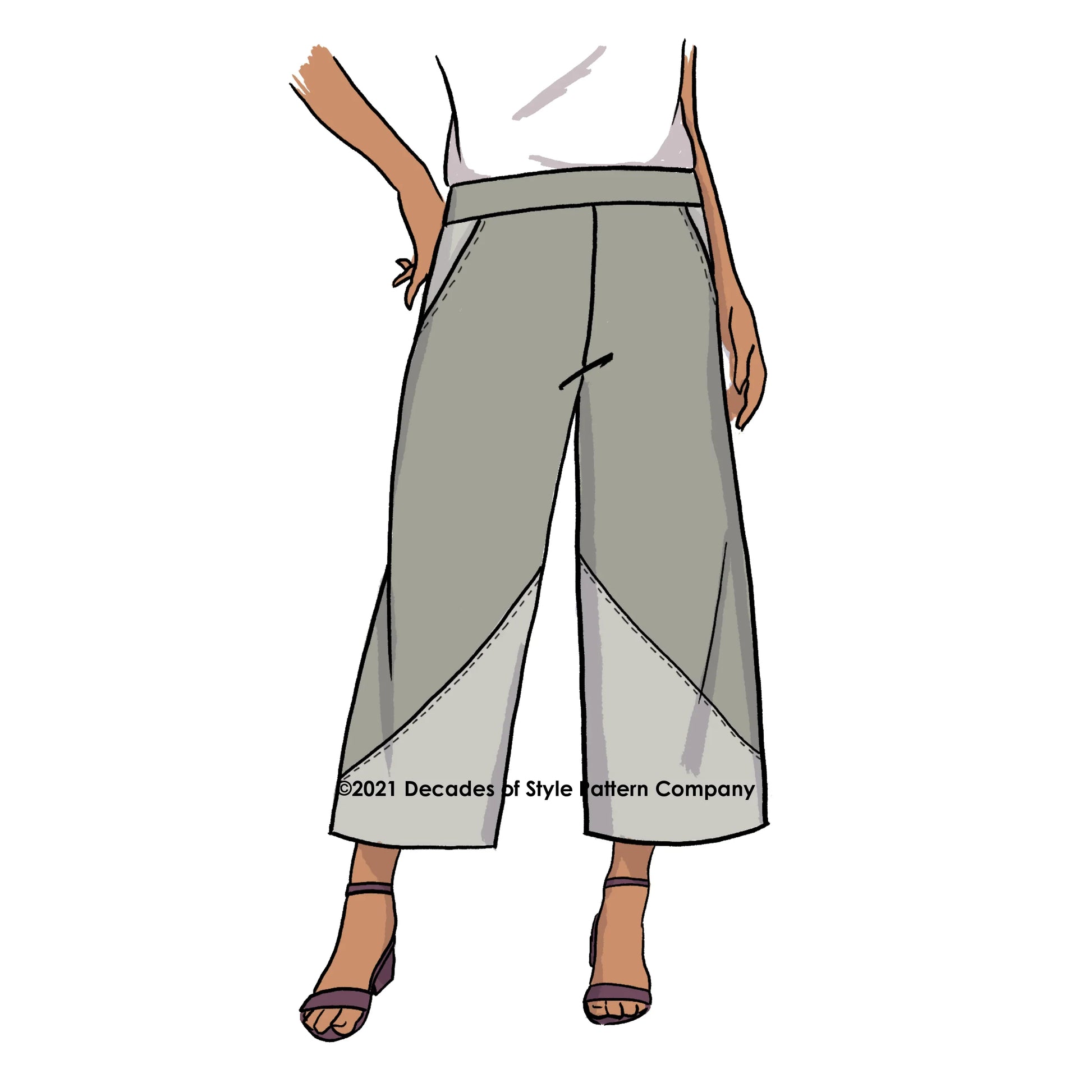 Decades of Style - Peaks and Valleys Pants