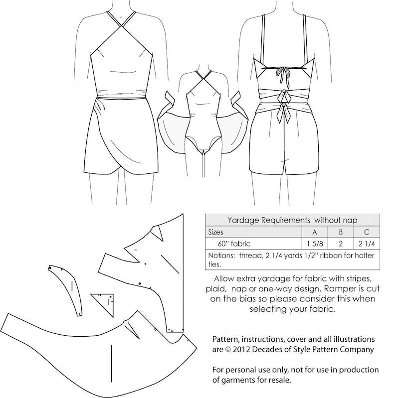 Decades of Style - Beach Romper