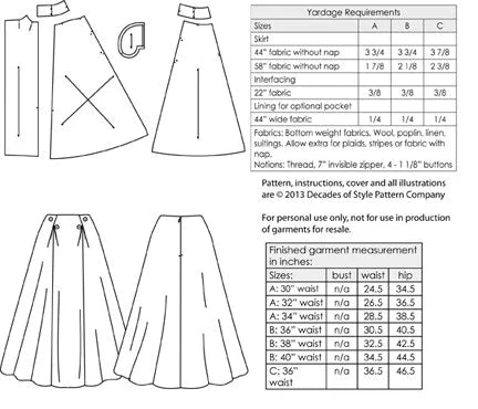Decades of Style - PB&J Skirt