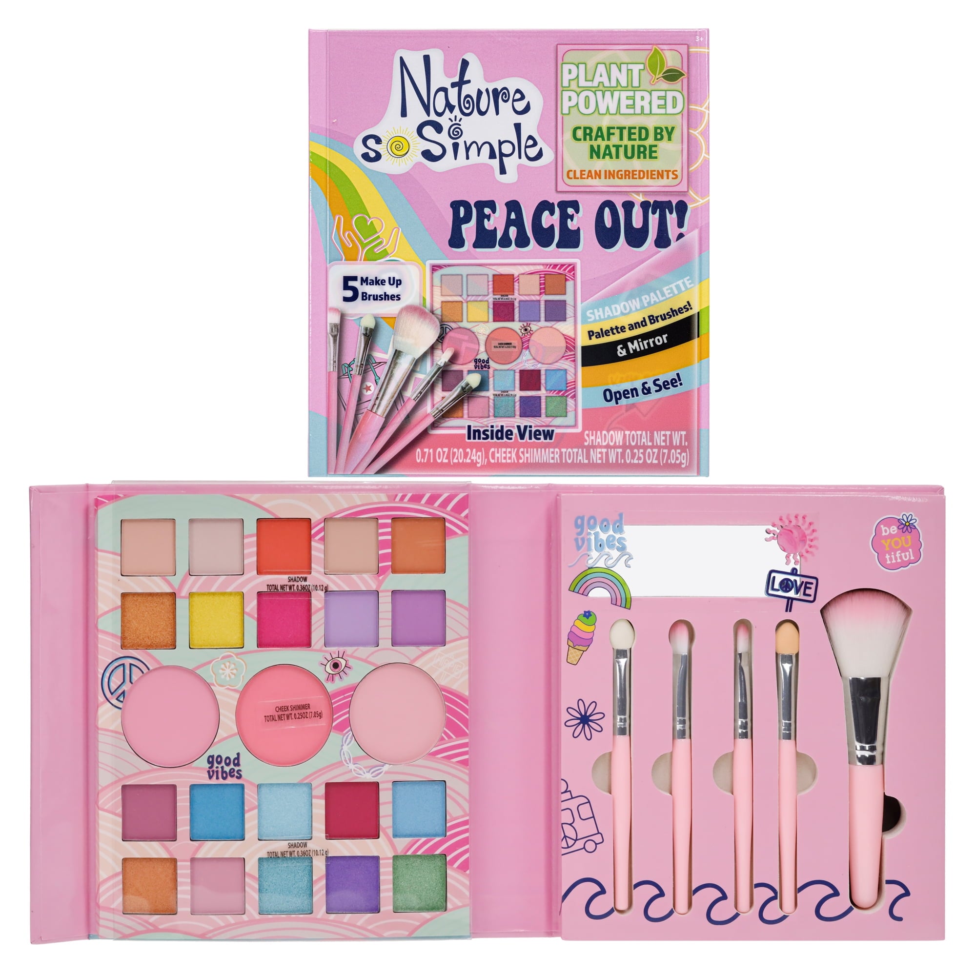 Townley Girl Nature so Simple Makeup Palette, Multicolor, 1 Piece Count