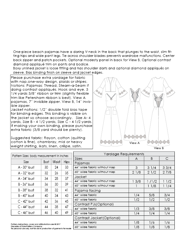 Decades of Style - Last Resort Beach PJs