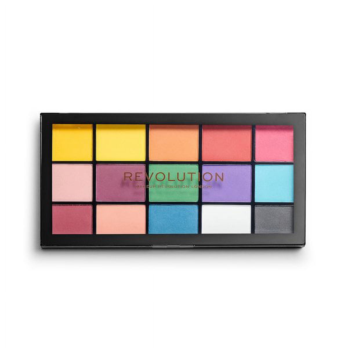 Revolution Reloaded Palette, Highly Pigmented, Velvet Rose, 15-Shade Palette
