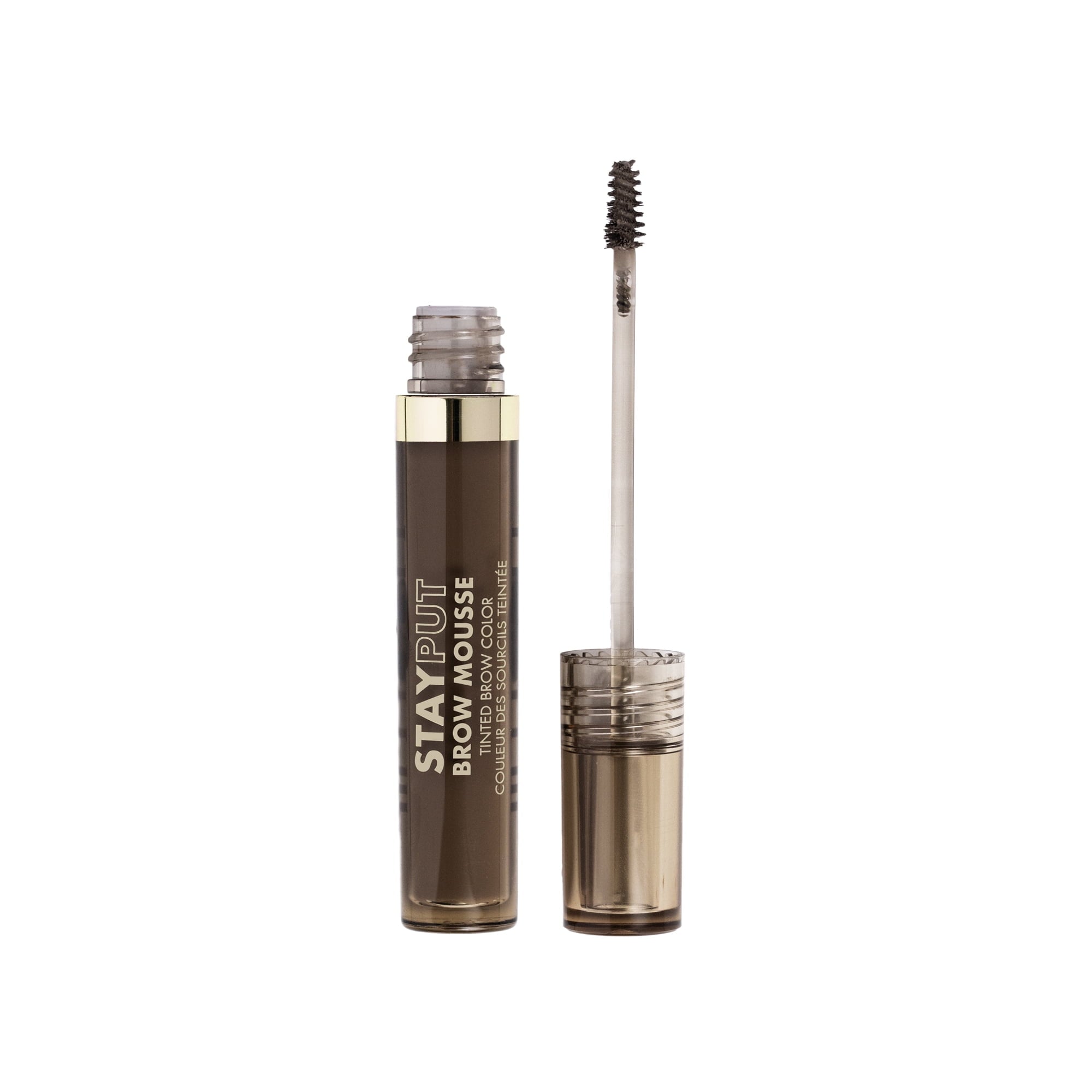 Milani Stay Put Brow Mousse Tinted Brow Color, Taupe, 0.10 fl oz