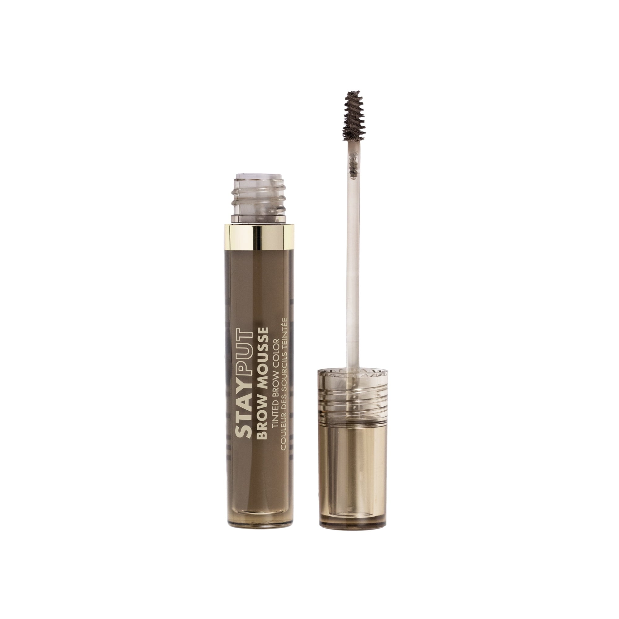 Milani Stay Put Brow Mousse Tinted Brow Color, Taupe, 0.10 fl oz