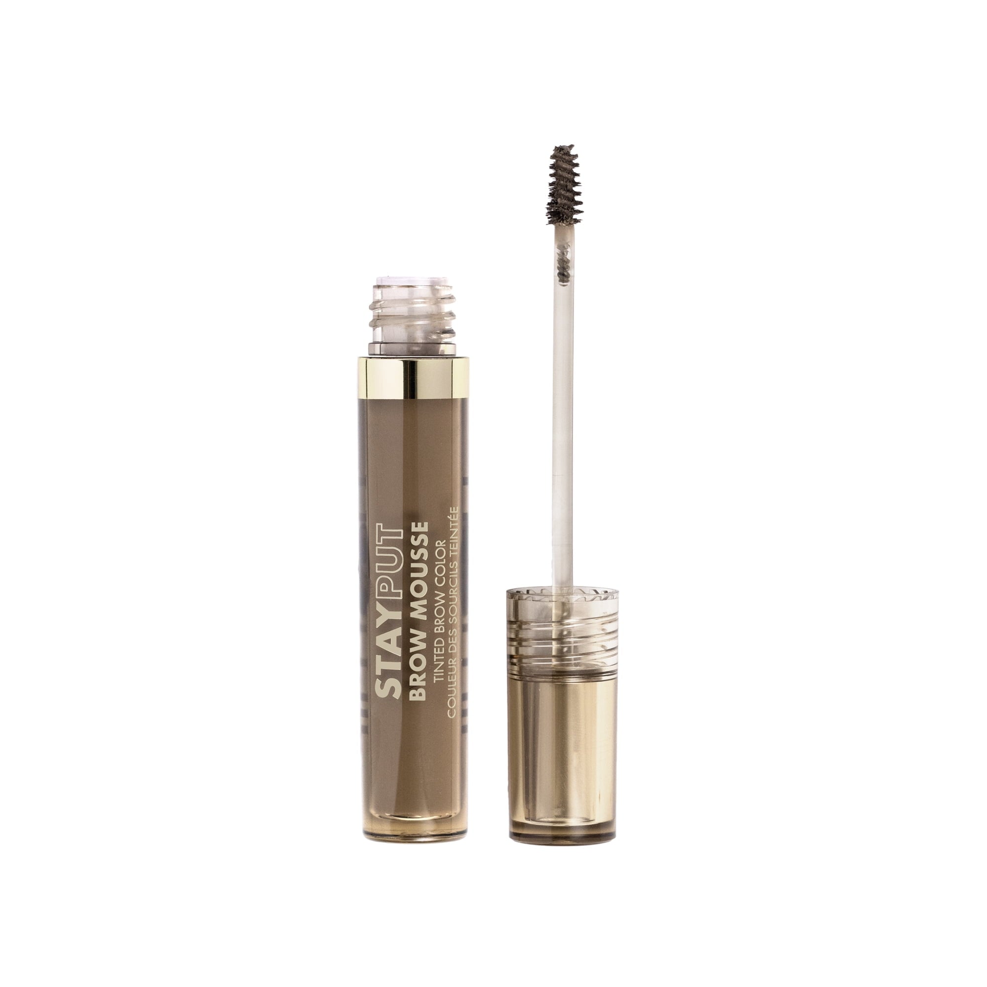 Milani Stay Put Brow Mousse Tinted Brow Color, Taupe, 0.10 fl oz