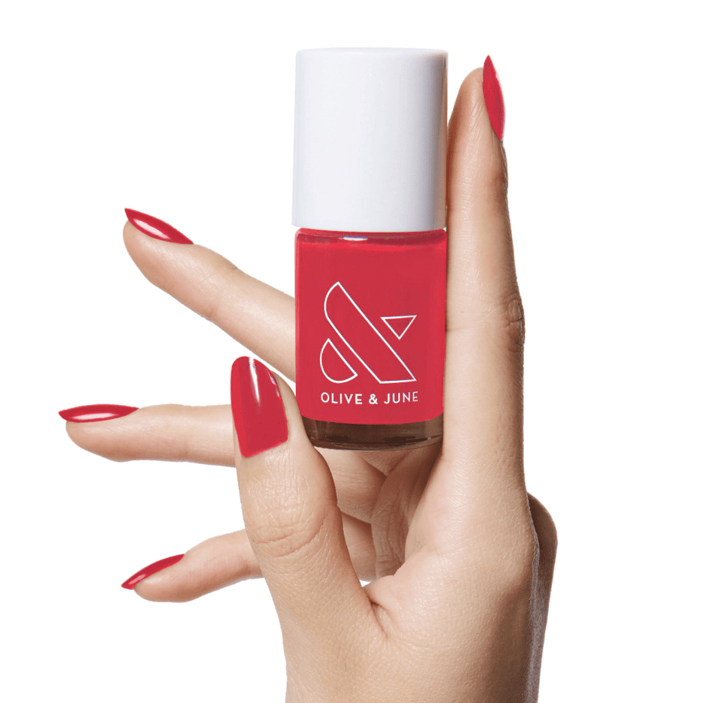 Olive & June Long Lasting Nail Polish, Hibiscus, Tropical Pink, 0.46 fl oz